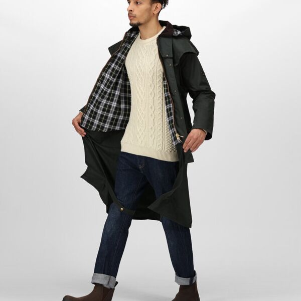 Cranbrook caped wax riding jacket Thumbnail