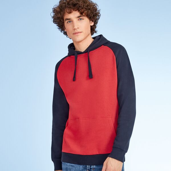 SOL'S Unisex Seattle Contrast Raglan Hoodie Thumbnail