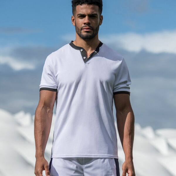 AWDis Cool Stand Collar Sports Polo Shirt Thumbnail