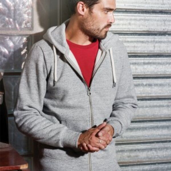 Kariban Vintage Zip Hooded Sweatshirt Thumbnail